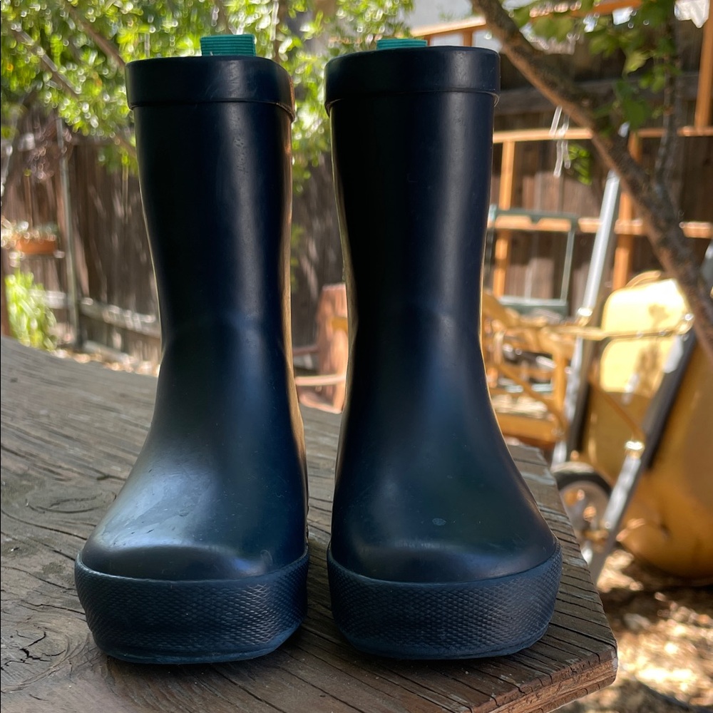 Ten Little Unisex Navy Blue Rain Boots